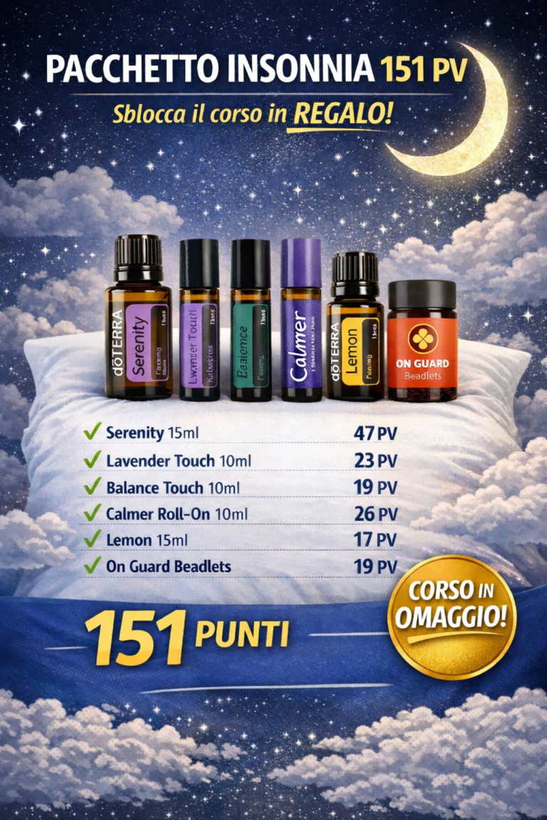 Pacchetto insonnia doTERRA con regali